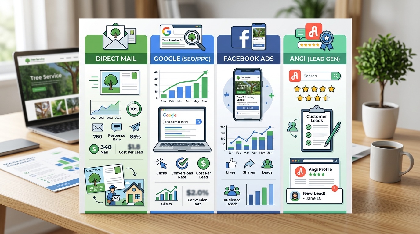 Best Marketing for Tree Service Companies in 2026: A Data-Driven Comparison