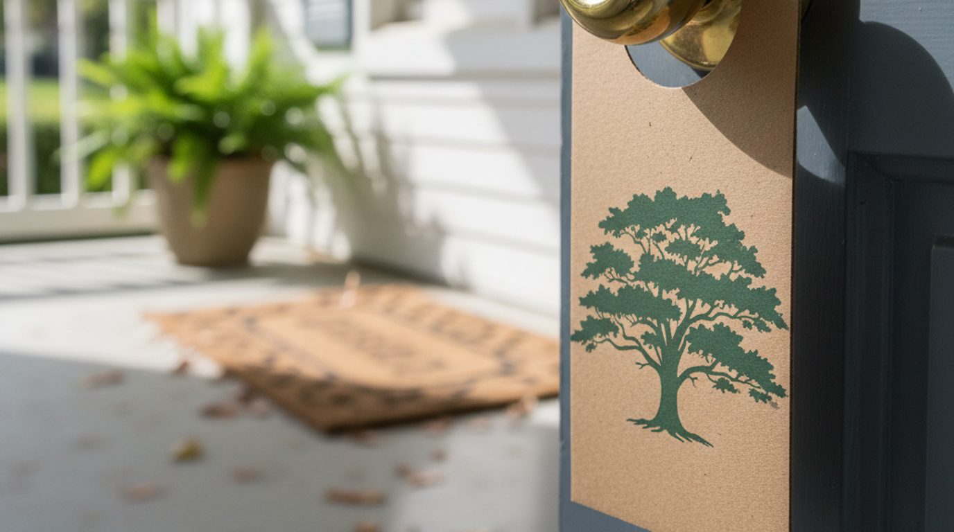 Tree Service Door Hangers vs Direct Mail: What Actually Works
